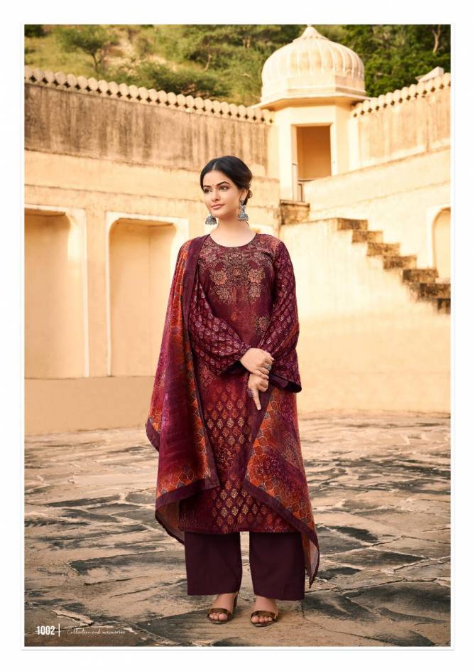 Levisha Surbhi Velvet Digital Printed Ethnic Wear Pashmina Latest Designer Collection